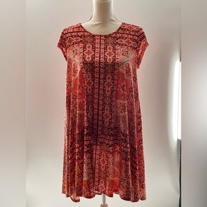 Karen Kane Patterned “Swing” Dress - Size Medium
